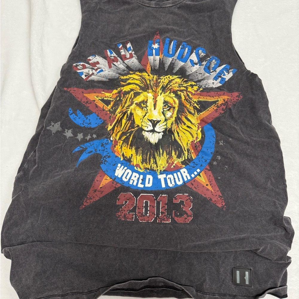 Beau Hudson Charcoal Lion Graphic Women's Tank Top